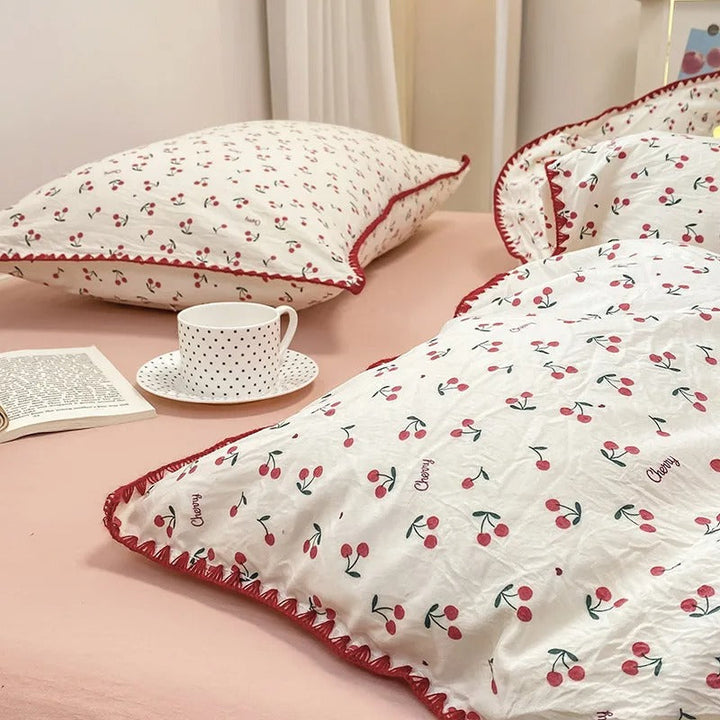 Blossom &amp; Berry Drøm Sengetøj Sæt 4pcs Blomster Duvet Cover