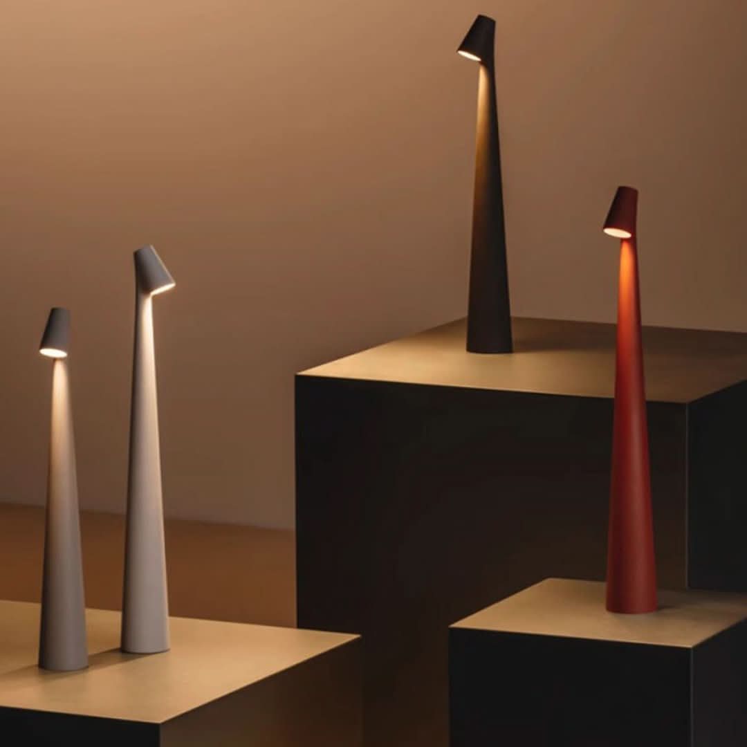Nordisk Minimalistisk Design Stemningslampe | Trådløs | LED | Læselampe | Bordlampe