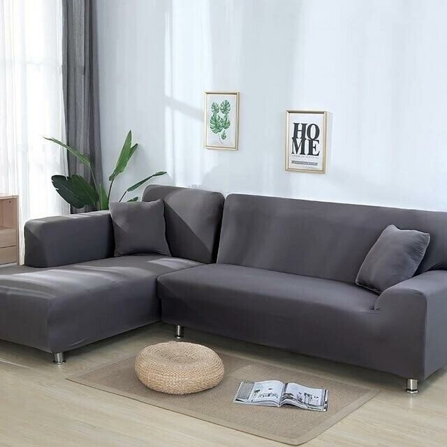 Magisk Sofa Cover Strækbar - Ensfarvet (pude er ikke inkluderet)