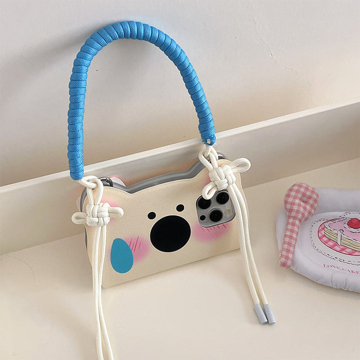 Insta-Style Tegneserie Westie Flip-Phone Cover