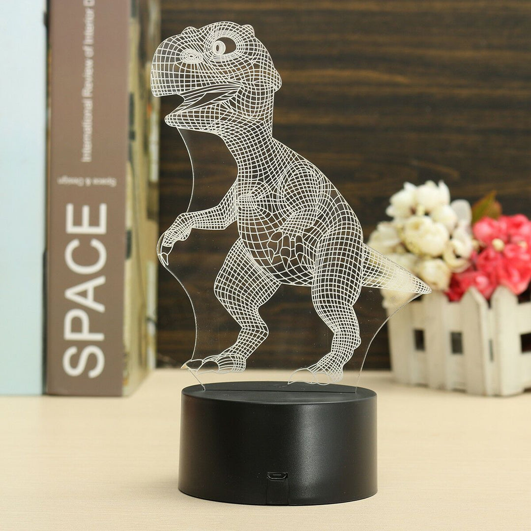 Dinosaur Natlys - 3D Dinosaur Lys - T Rex Natlys