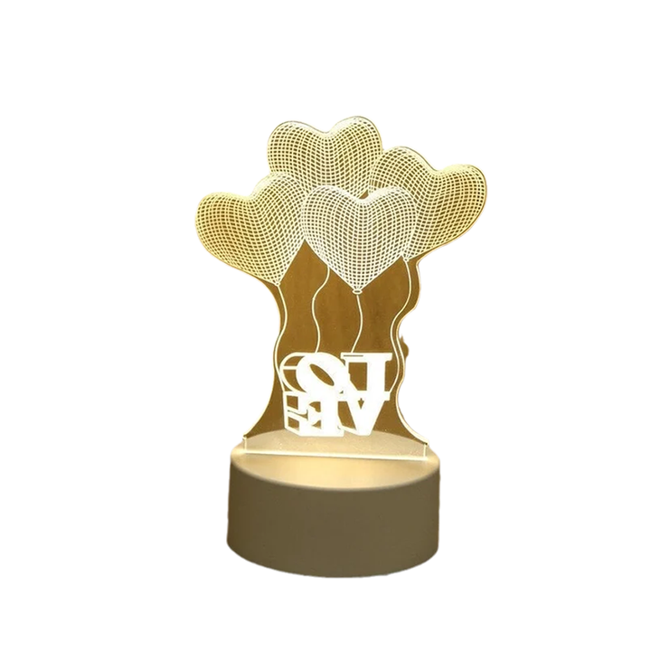 3D Nattelys USB