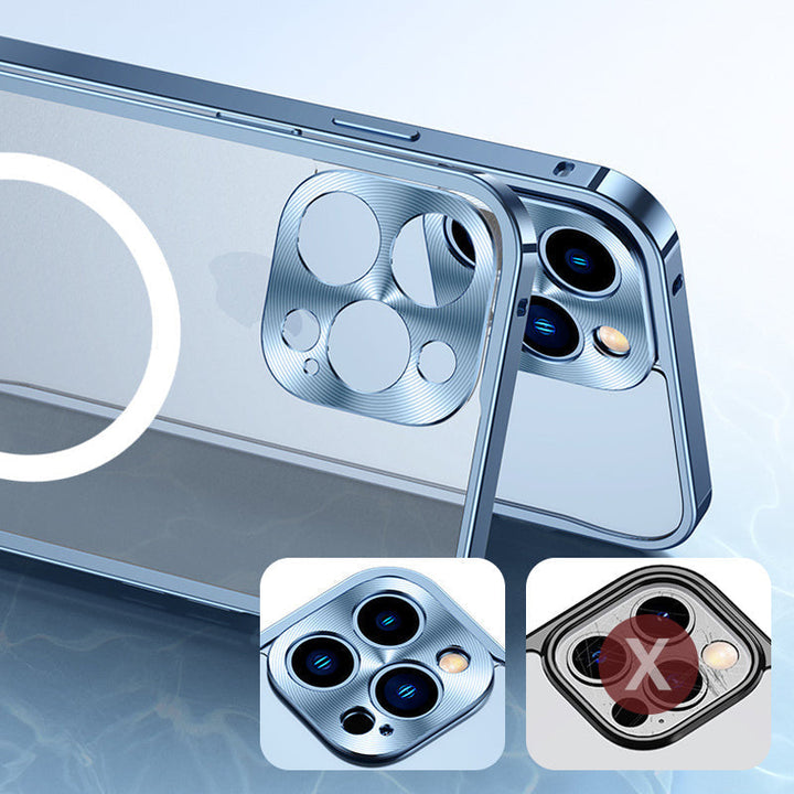 Magnetisk telefonetui til iPhone med metalramme |