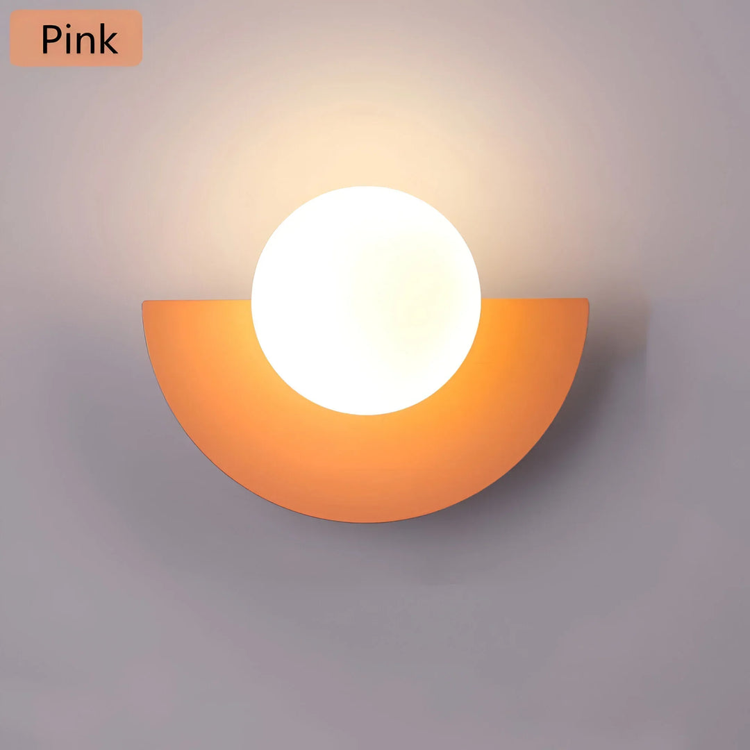 LumiGlow – Moderne Halvcirkel Væglampe