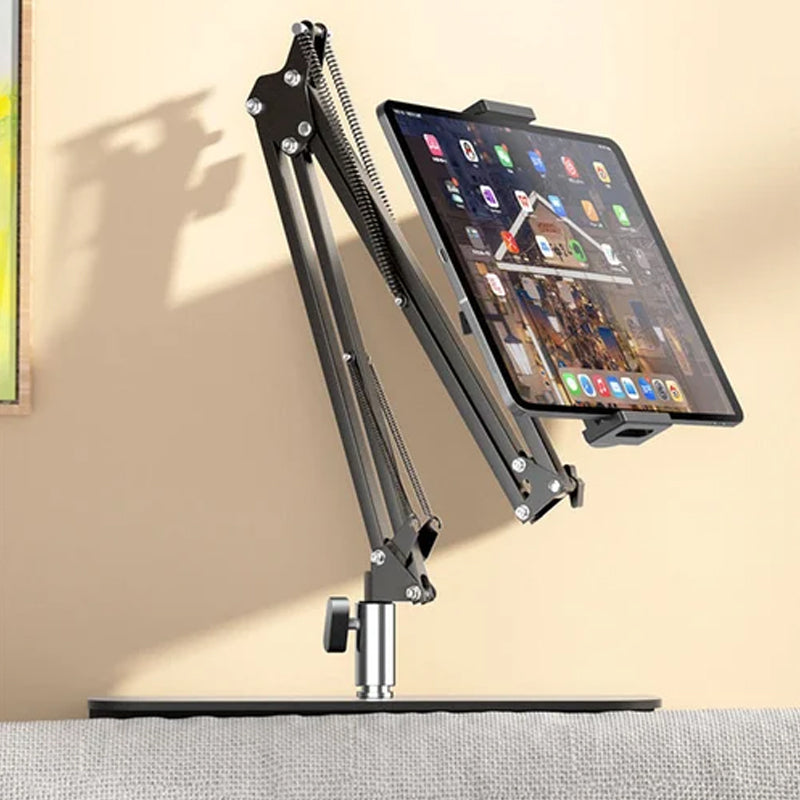 Udvidelig, skjult telefon/tablet holder ved sengen