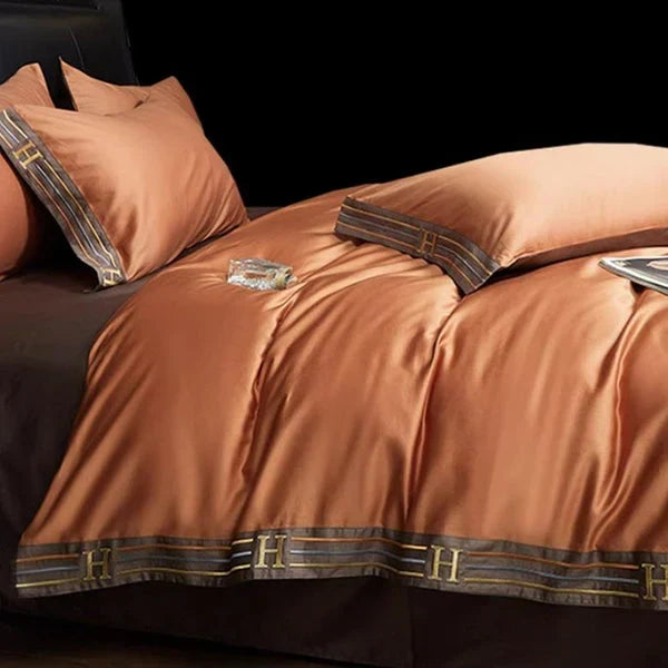 Luksus Satin Sengetøj 4-Piece Sæt - OpulenceSleep