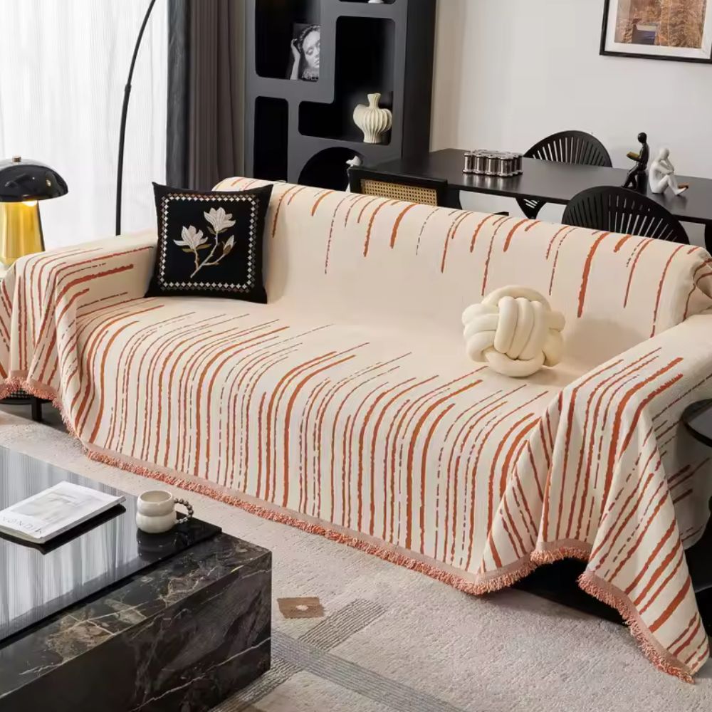 Velour Cascade Sofapude