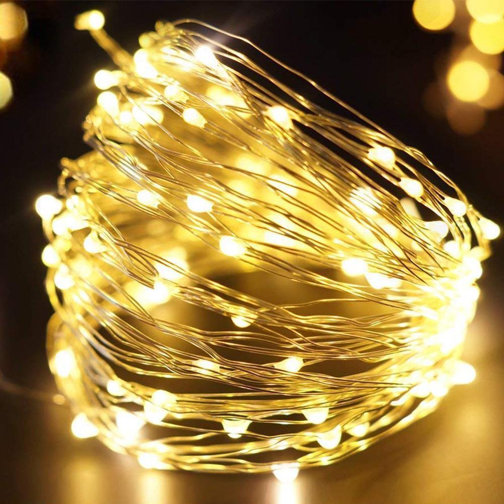 Led Flaske Lys Kork Nattelys DIY Dekor |