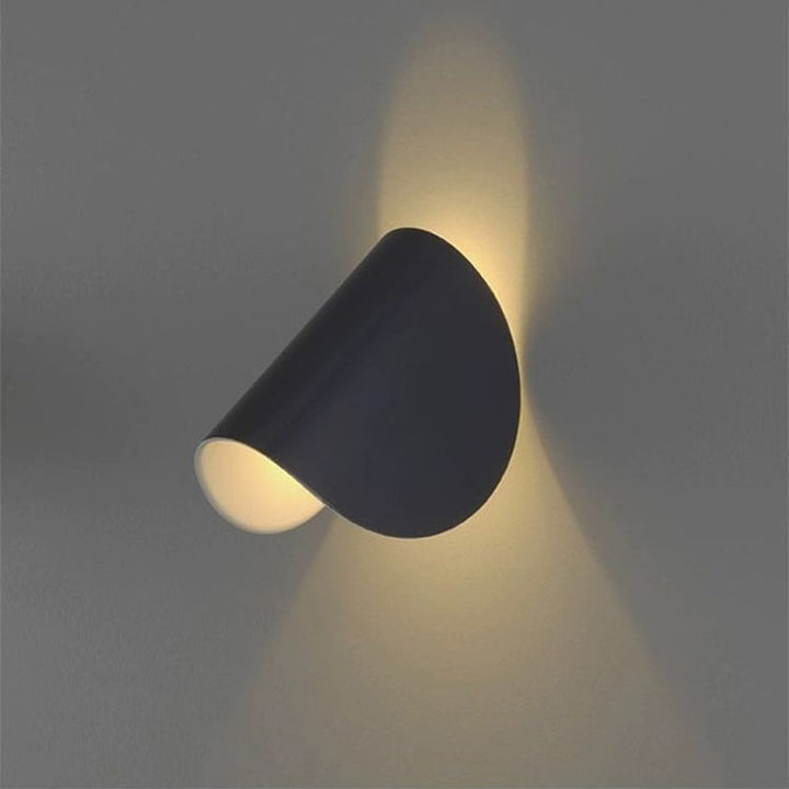 Eveline Moderne Geometrisk LED 4 farver Væglampe Indendørs/Udendørs Metal