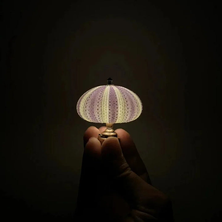 LumiCraft – Unik DIY bordlampe med naturlig søpindsvin skal til en hyggelig indretning