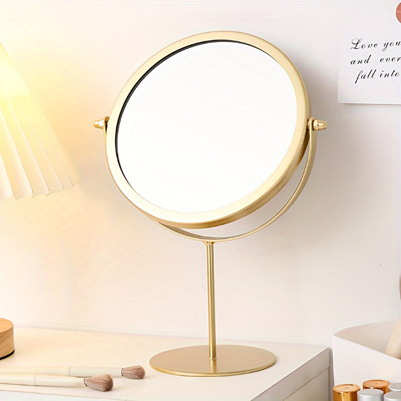 VintageGlow – Justerbart Makeup Spejl med Jernramme