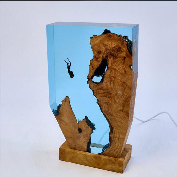 Stilfuld Ocean Karst Dykker Bordlampe til Dit Hjem