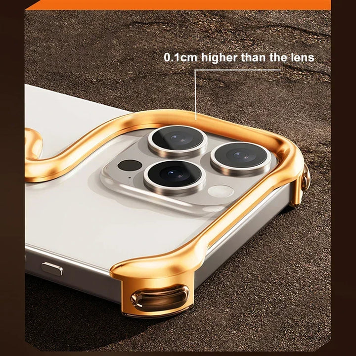 Rammesløs Metal Track Bumper iPhone Cover