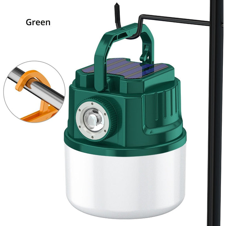 Solcelle LED Udendørs USB genopladelig Explorer Campinglampe