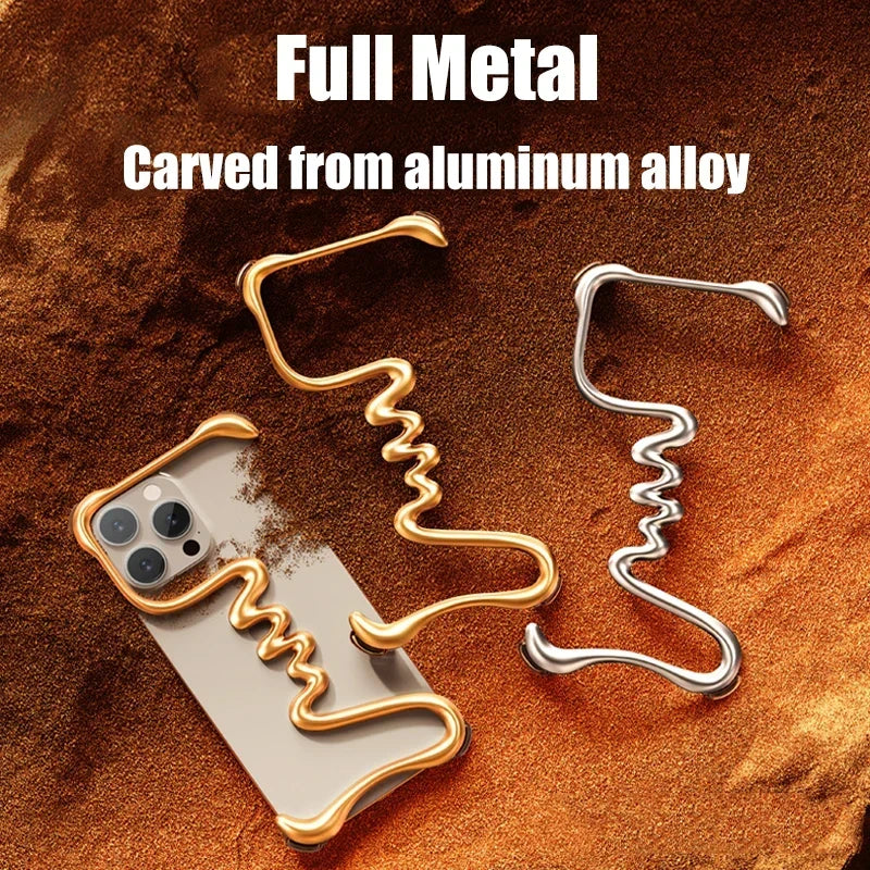 Rammesløs Metal Track Bumper iPhone Cover