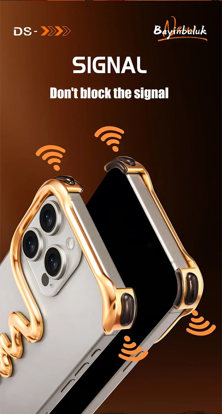 Metallegering Udenrammet iPhone Cover