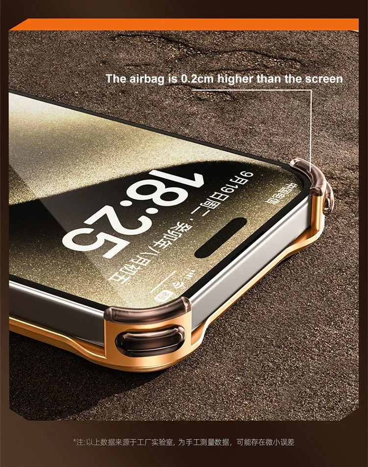Metallegering Udenrammet iPhone Cover