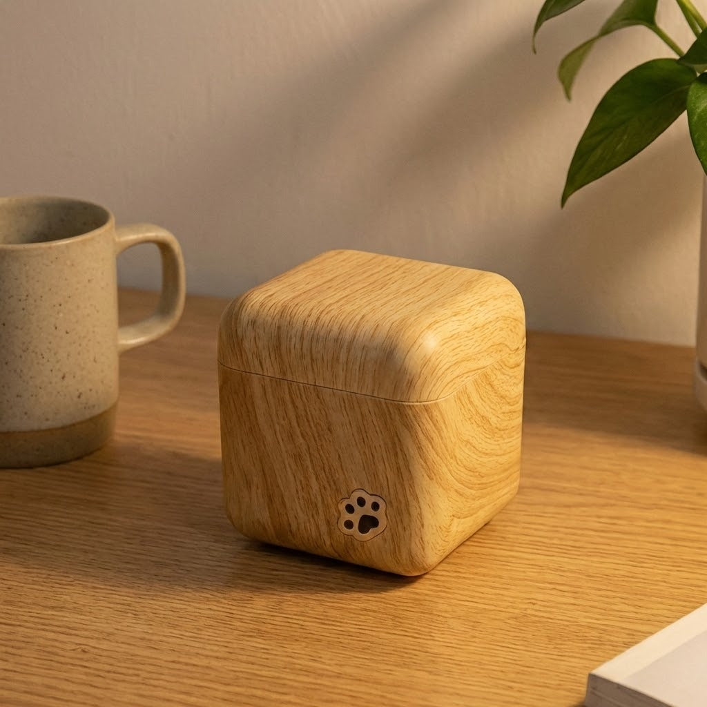 Sød Peekaboo Kat Træ Nattelys Lampe |
