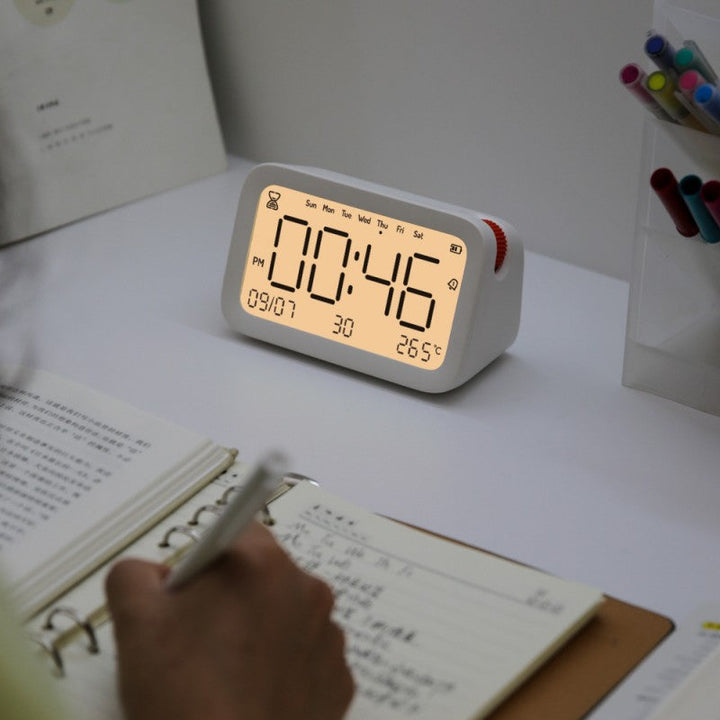 Minimalistisk Fashionabel Smart Elektronisk Vækkeur Med Nattelys