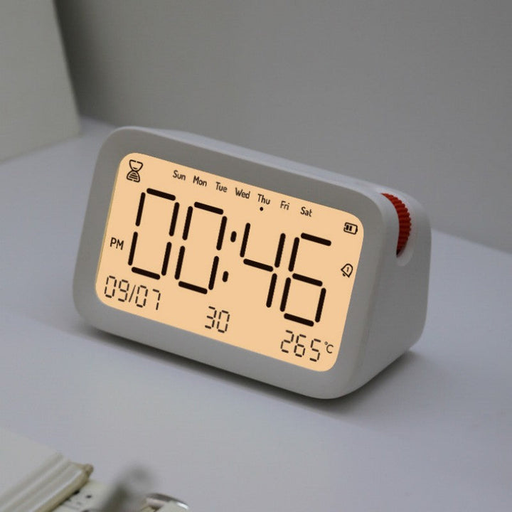 Minimalistisk Fashionabel Smart Elektronisk Vækkeur Med Nattelys