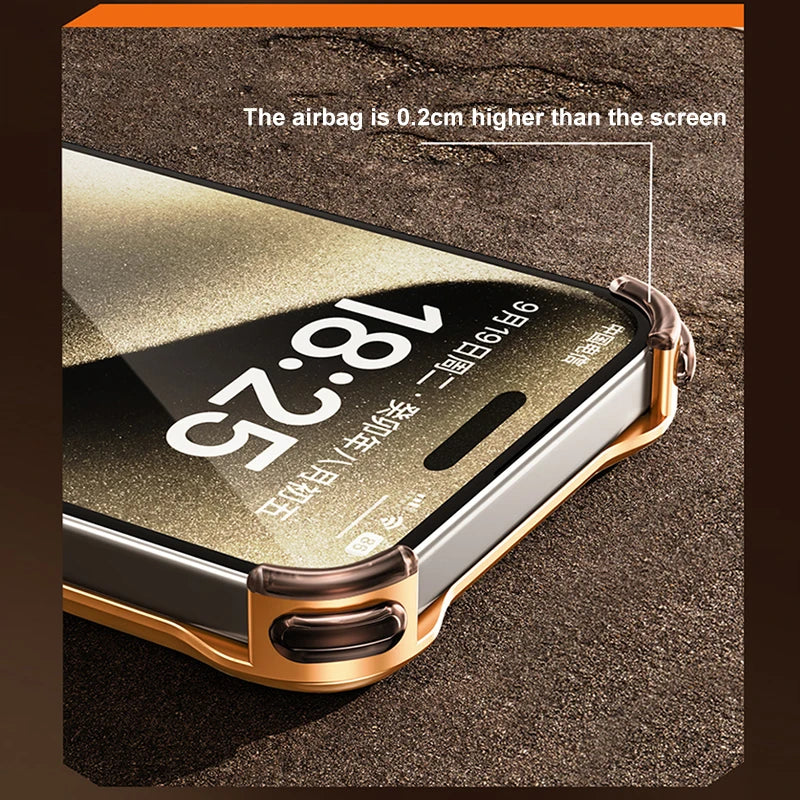 Rammesløs Metal Track Bumper iPhone Cover