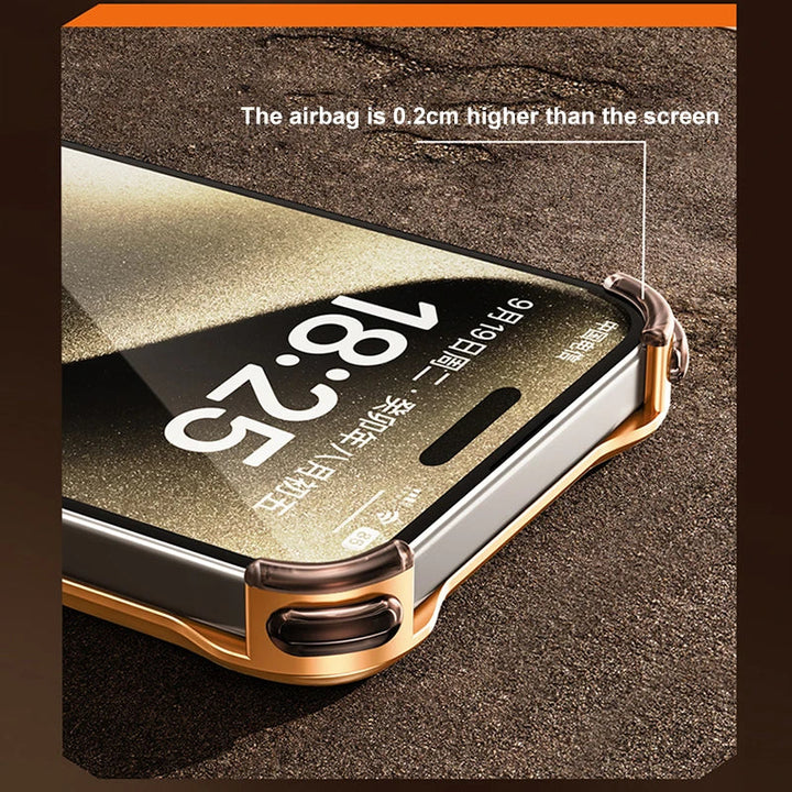 Rammesløs Metal Track Bumper iPhone Cover