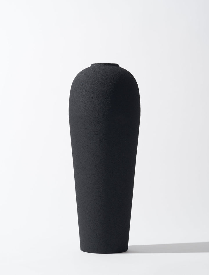 Lola Vase - Struktureret Sort