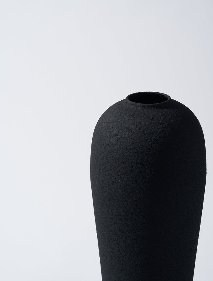Lola Vase - Struktureret Sort