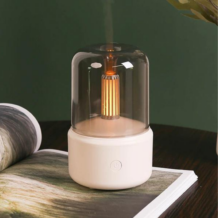 Aromin – Bærbar Mini Aroma Diffuser med Nattelys