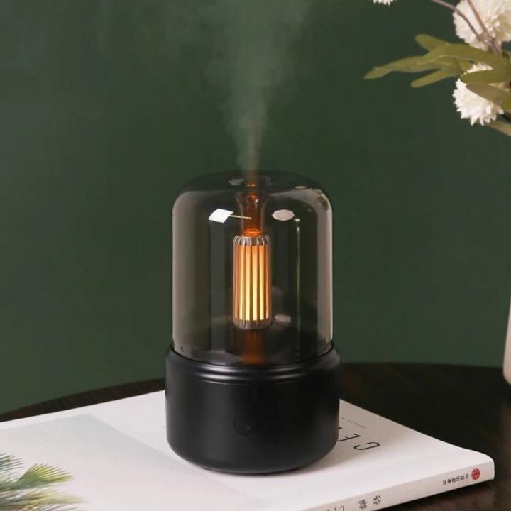 Aromin – Bærbar Mini Aroma Diffuser med Nattelys