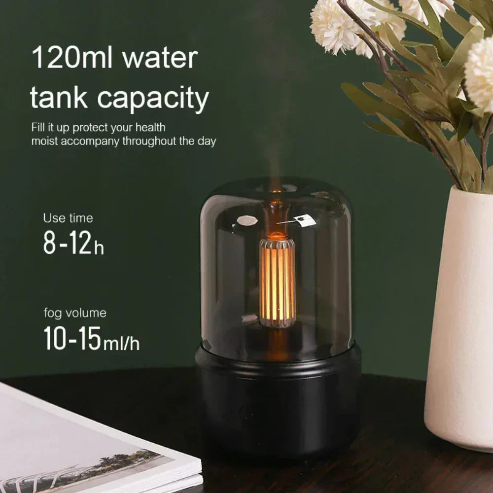 Aromin – Bærbar Mini Aroma Diffuser med Nattelys