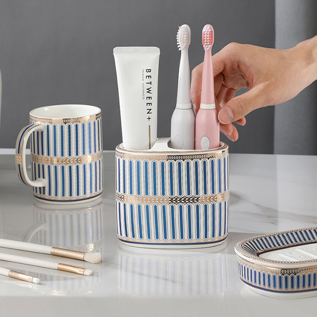 Luksuriøs Art Deco Badeværelses Tilbehørs Holder