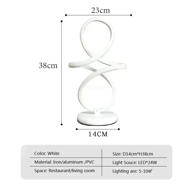 Luxe Lines Bordlampe