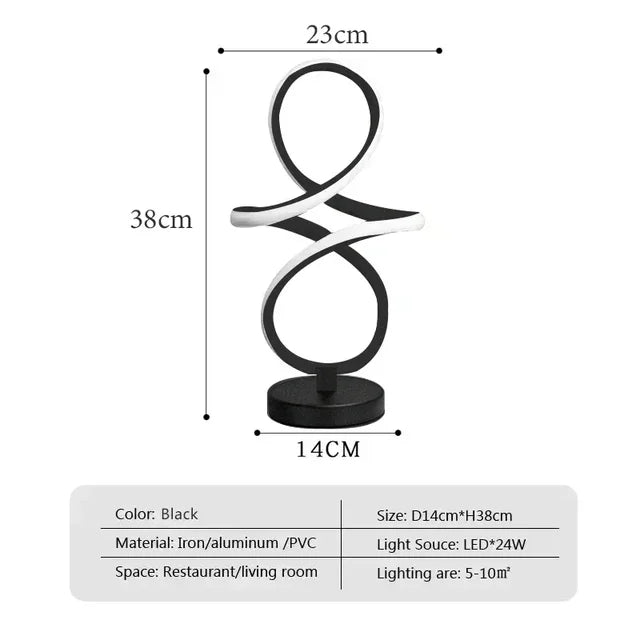 Luxe Lines Bordlampe