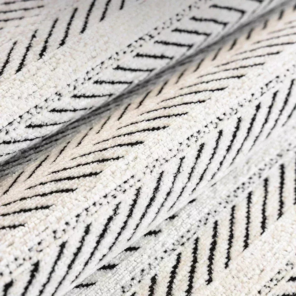 Aurivelle Herringbone Sofa Betræk med Scalloped Kant