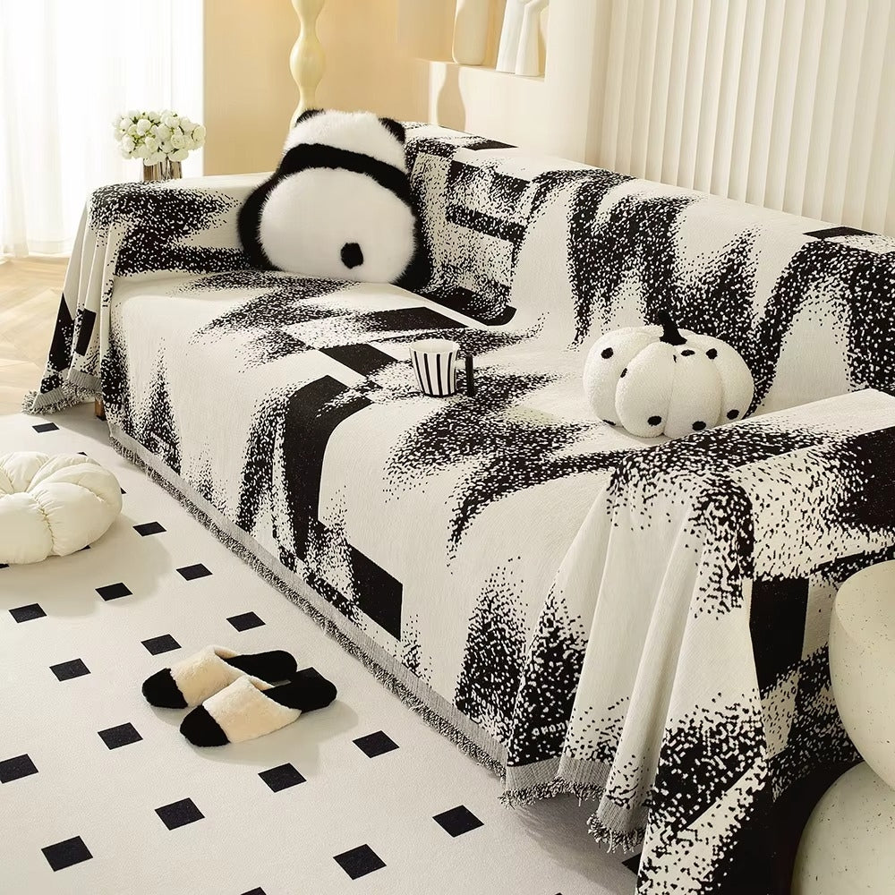 Avant-Garde Abstrakt Chenille Sofa Cover