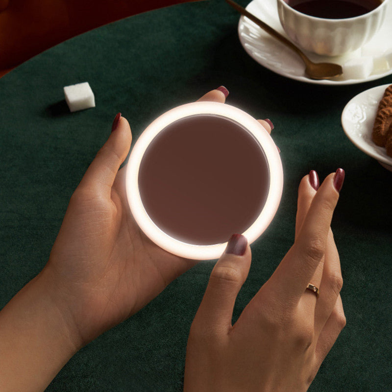 Smart Bærbar Makeup Spejl Med LED Lys