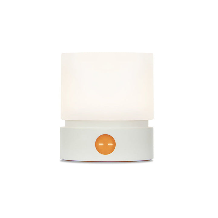 Moderne nordisk timer genopladelig ABS HIPS silikone cylinder LED bordlampe natlys til natbord