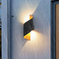 Moderne Minimalistisk Vandtæt Spiral Aluminium Akryl LED Væglampe til Soveværelse
