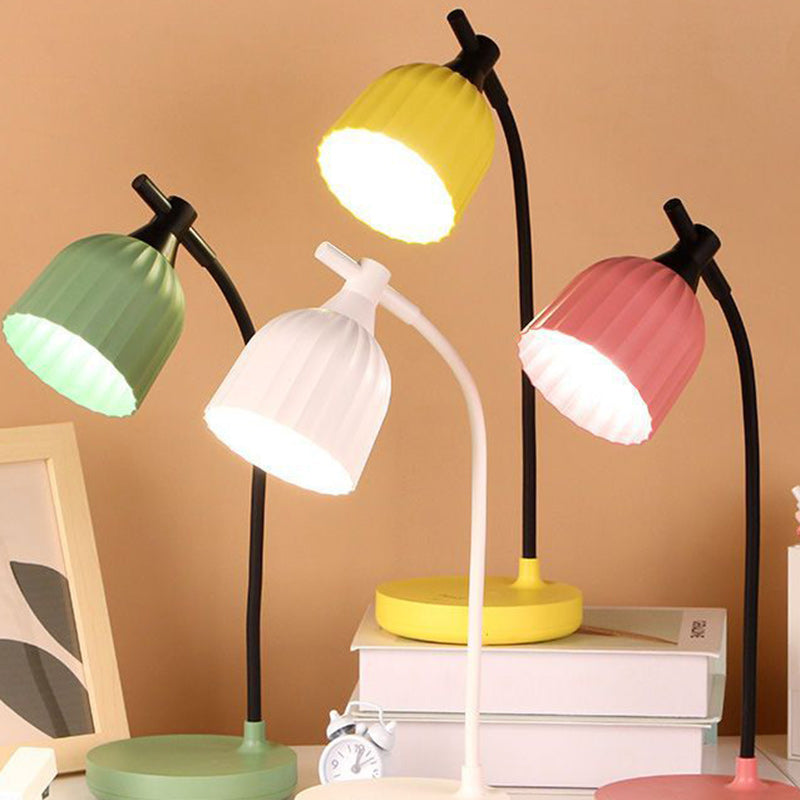 Moderne Minimalistisk Rund Foldet ABS LED Bordlampe til Stuen