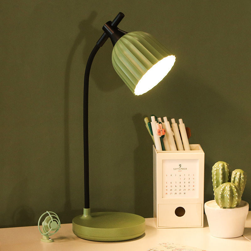 Moderne Minimalistisk Rund Foldet ABS LED Bordlampe til Stuen