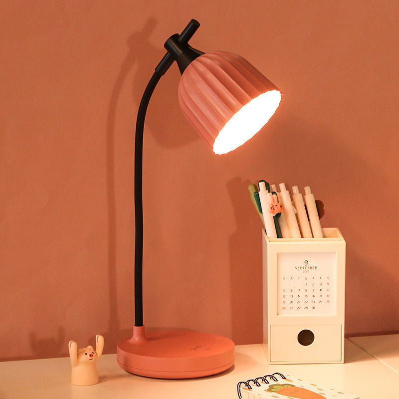Moderne Minimalistisk Rund Foldet ABS LED Bordlampe til Stuen