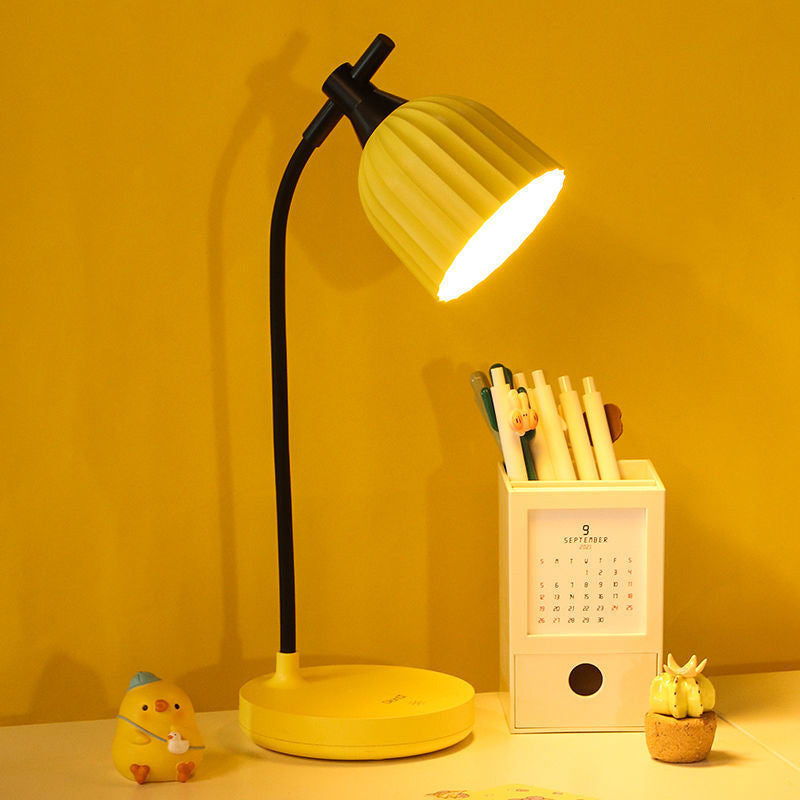Moderne Minimalistisk Rund Foldet ABS LED Bordlampe til Stuen