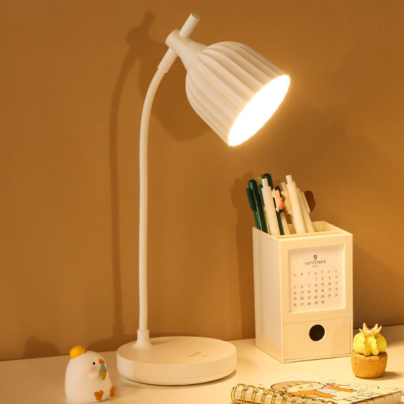 Moderne Minimalistisk Rund Foldet ABS LED Bordlampe til Stuen