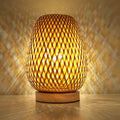 Bamboo Table Lamp with USB Power Supply – Sustainable and Energy-Saving Design