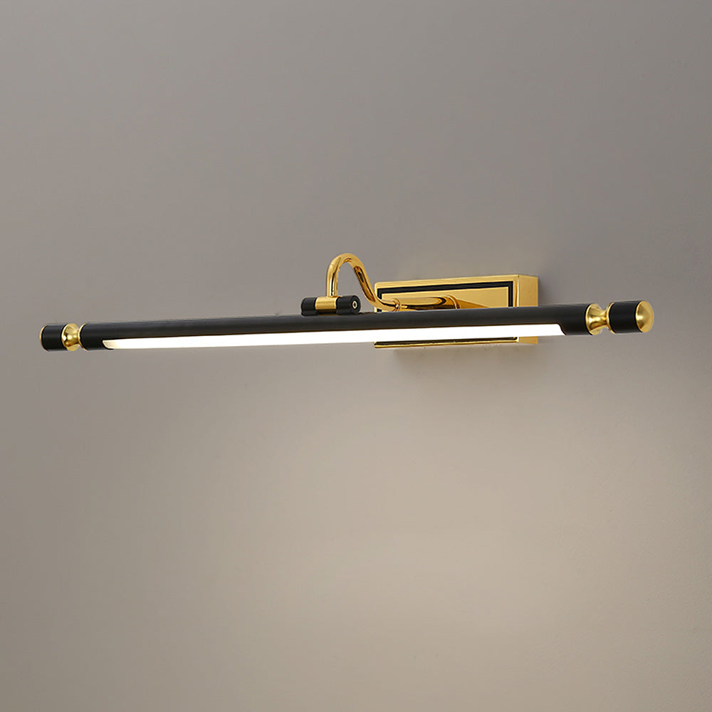 Luksus Sort-Guld Spejl Lampe – LumoGold |
