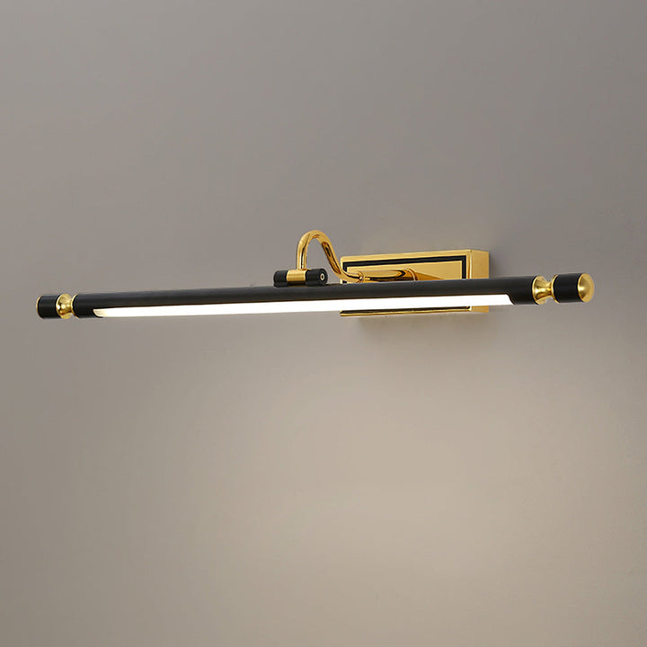 Luksus Sort-Guld Spejl Lampe – LumoGold |