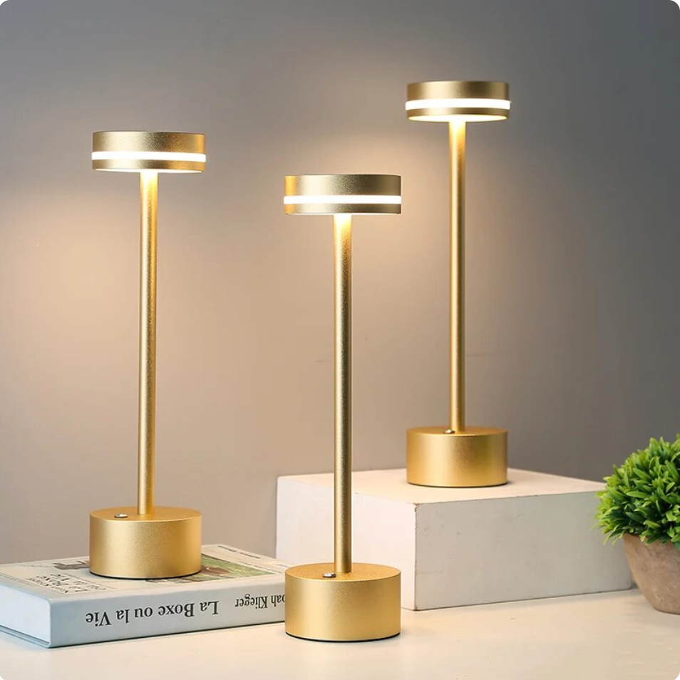 Genopladelig Trådløs Touch Bordlampe