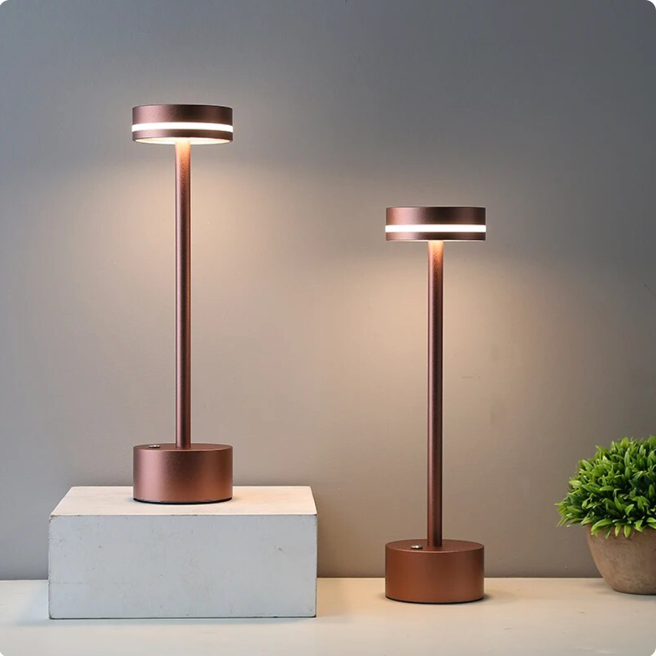 Genopladelig Trådløs Touch Bordlampe