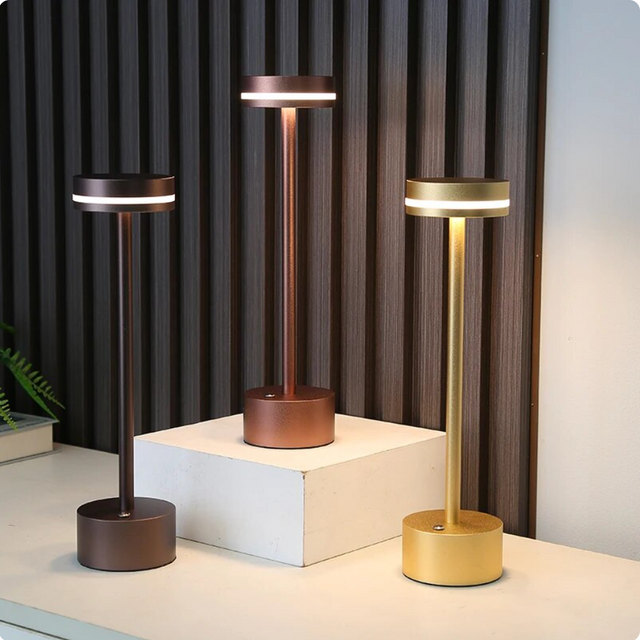 Genopladelig Trådløs Touch Bordlampe